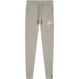 Malelions Malelions Junior Essentials Trackpants Jongens - trainingsbroek - Taupe - Maat 140