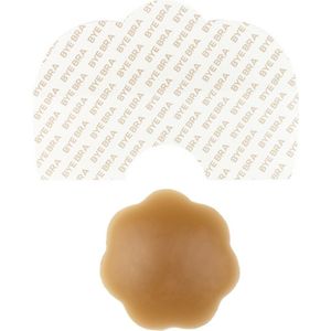 Bye Bra - Breast Lift Tape + Silicone Nipple Covers Brown F-H