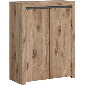 Nox Oak Nb Ladekast - Opbergkast - Organizer - Houtlook - 81cm x 105cm x 37cm