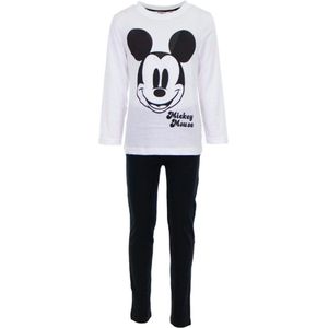 Kinderpyjama - Mickey Mouse - Zwart/Grijs - Maat 98-104