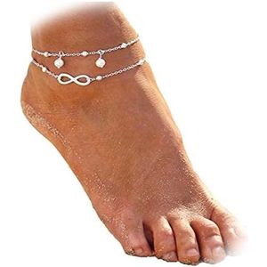 Simsly Infinity Enkelbandje - Voor Dames - Enkelsieraad - Strand - Festival - Kado - Kerst - Sinterklaas - Verjaardag - Valentijnsdag