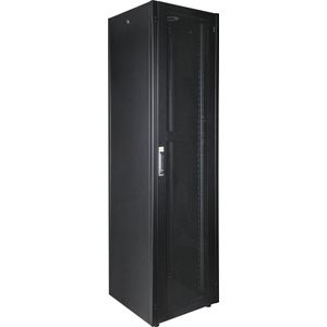 RackMatic - Rackkast 19'' staand 47U 600x600x2202mm MobiRack van RackMatic Zwarte en geperforeerde metalen deur