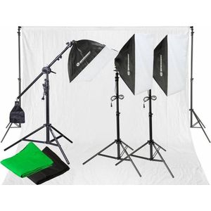 Bresser Fotostudioset - BR-2105 Daglichtset 2925W - incl. Achtergrondsupport