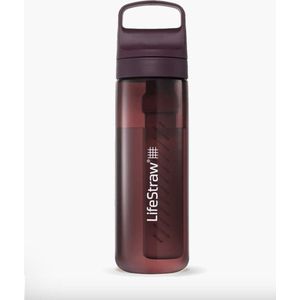 Lifestraw Go 2.0 - Waterfles met filter - 650ml - Merlot Me Away Red