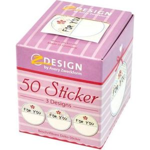 Decosticker Z-design Creative - 50 stickers op rol in dispense