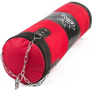 RM Store® - Stevige Boksbal - Opknopende Bokszak - Bokszak Ophangsysteem - Rood - 120CM - Max. 20KG Laadvermogen