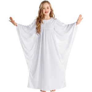 dressforfun - meisjeskostuum hemels Engeltje 116 (5-7y) - verkleedkleding kostuum halloween verkleden feestkleding carnavalskleding carnaval feestkledij partykleding - 300218