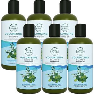 PETAL FRESH - Shampoo Rosemary & Mint - 6 Pak - Voordeelverpakking