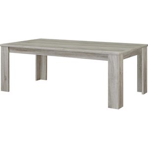 Eettafel Enzo 180 x 90 cm in sonoma grey