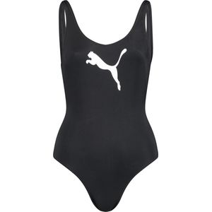 Puma - Women Swimsuit - Zwart Badpak - S - Zwart