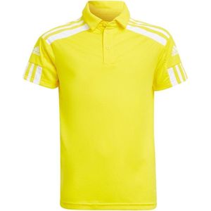 adidas - Squadra 21 Polo Youth - Voetbal Polo - 128 - Geel