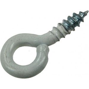 Mack Schroefoog Verzinkt Wit 10 stuks 2,3 x 10 mm