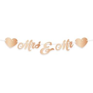 Folat - Letterslinger Mr & Mrs Rose Gold