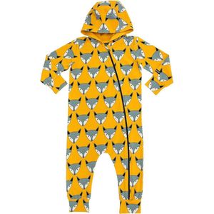 ONESIE W. HOOD FOX - SAFFRON - 104