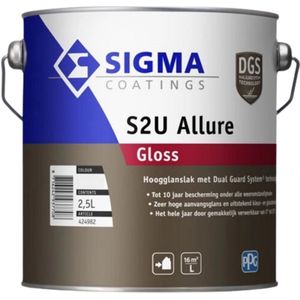 Sigma S2U Allure Gloss 2.5 liter Mengkleur RAL 7016