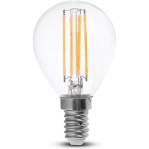 V-TAC VT-1996 LED Lampen - Golf E14 - IP20 - Helder - 4 Watt - 400 Lumen - 4000K - 2 Jaar