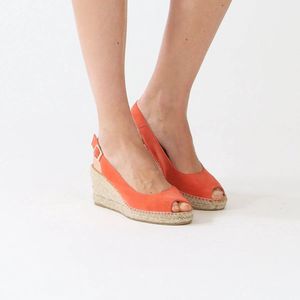 Kanna espadrilles ania suede mango sandalen op sleehak maat 36