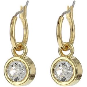 BIBA 80313 Oorhangers goud crystal