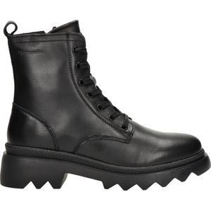 Tamaris dames veterboot - Zwart - Maat 40