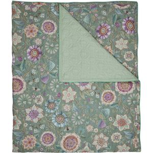 Bedsprei Pip Studio Viva Las Flores Quilt - Green