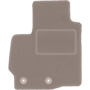 Beige bestuurdersmat voor: Mitsubishi Outlander II crossover (2006-2013)