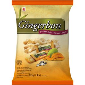 Gingerbon gembersnoepjes met mango smaal - 125g