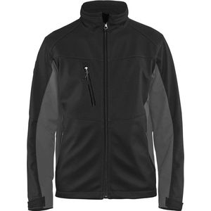 Blaklader Softshell Jack 4950-2516 - Mannen - Zwart/Grijs - 3XL