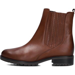 Gabor 022 Enkellaarsjes - Enkelboots met rits - Dames - Camel - Maat 40