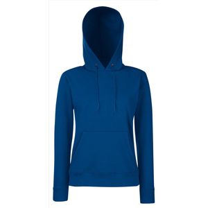 Fruit of the Loom - Lady-Fit Classic Hoodie - Blauw - S