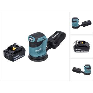 Makita DBO 180 G1 accu excentrische schuurmachine 18 V 125 mm + 1x accu 6.0 Ah - zonder oplader