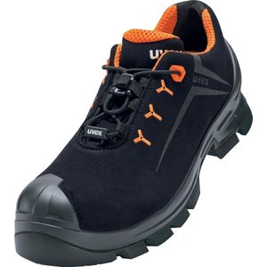 Uvex 2 Halbschuhe S3 65282 Schwarz, Orange (65282)-36 (Weite 11)