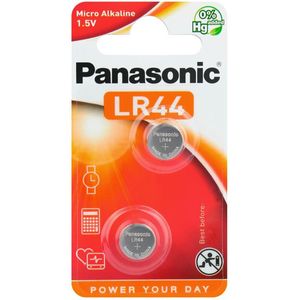 Panasonic LR44 Alkaline Batterij Knoopcel 24 stuks