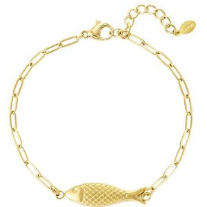 Bijoutheek Armband (Sieraad) Vis Goud