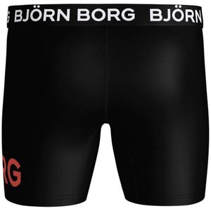 Bjorn Borg LA Performance boxershort 1-pack heren zwart/oranje