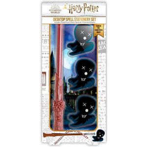 Blue Sky - Harry Potter - Schrijfgerei set met toverstok potlood, 3 gummen en elastische projectielen