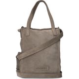 Shabbies Cara Suede Bag Schoudertassen Dames - Taupe - Maat ONESIZE