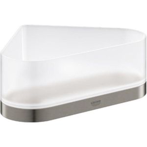 GROHE Selection hoek douchetray met houder - hard graphite geborsteld (mat donker grijs) - 41038AL0