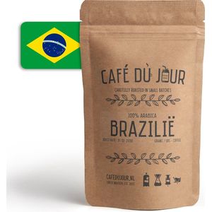 Café du Jour 100% arabica Brazilië 500 gram vers gebrande koffiebonen