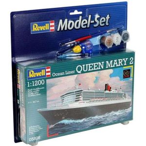 1:1200 Revell 65808 Queen Mary 2 - Model Set Plastic Modelbouwpakket