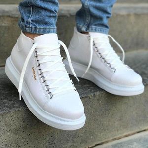 Chekich Heren Sneaker - wit - hoge sneakers - schoenen - comfortabele - CH258 - maat 42