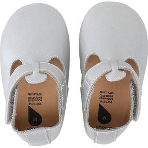 Bobux - Soft Soles - T-bar zilver - Babyslofjes - EU 19