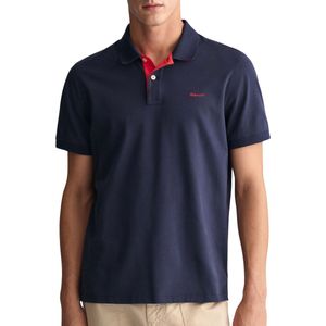 GANT Regular Fit Polo met Logo Donkerblauw