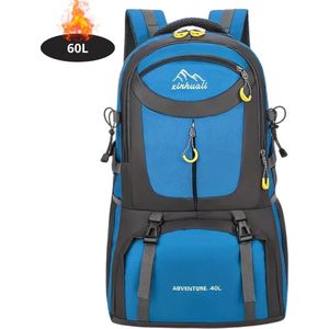 Livano Rugzak - Dames - Heren - Meisje - Jongens - Backpack - Outdoor - Lichtblauw- 60L