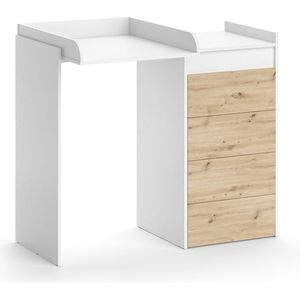 Vicco Alf Wasmachinekast – 116 x 98 cm met 4 laden Wit
