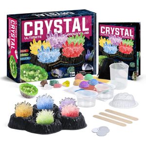 scheikunde experimenteerset - wetenschap speelgoed experimenteren - experimenten voor kinderen - experimenteerdozen - kristalen kweken - crystal growing - T2471G