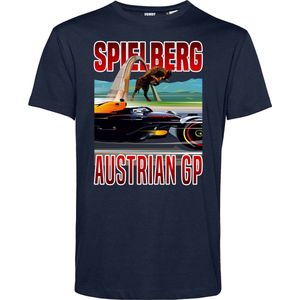 T-shirt Spielberg GP Austian | Formule 1 fan | Max Verstappen / Red Bull racing supporter | Navy | maat S