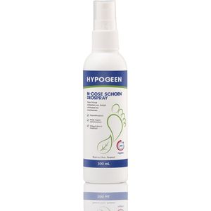 Hypogeen M-Cose Schoen Deospray - bestseller - anti-schimmel spray voor schoenen - ook geschikt voor diabetici - helpt schimmel te voorkomen - voor frisse schoenen - flesje 100ml