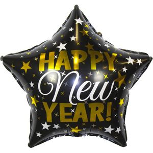 Happy New Year Versiering Ballon 2024 Oud En Nieuw Feest Artikelen Decoratie Helium Ballonnen Feest Versiering – 1 Stuk