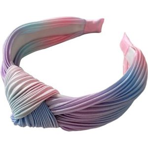 Geplisseerde Diadeem / Haarband - Unicorn / Eenhoorn | Polyester | Fashion Favorite