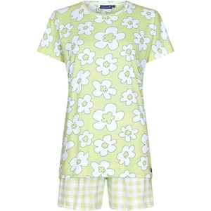 Rebelle Pyjama korte broek - 703 Green - maat 164 (164) - Meisjes Kinderen - 100% katoen- 34241-406-3-703-164